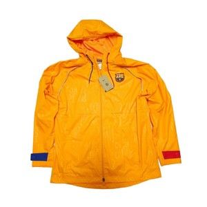 Nike FC Barcelona Soccer Orange Jacket Hoodie Men's Sizes XL DH7831-836